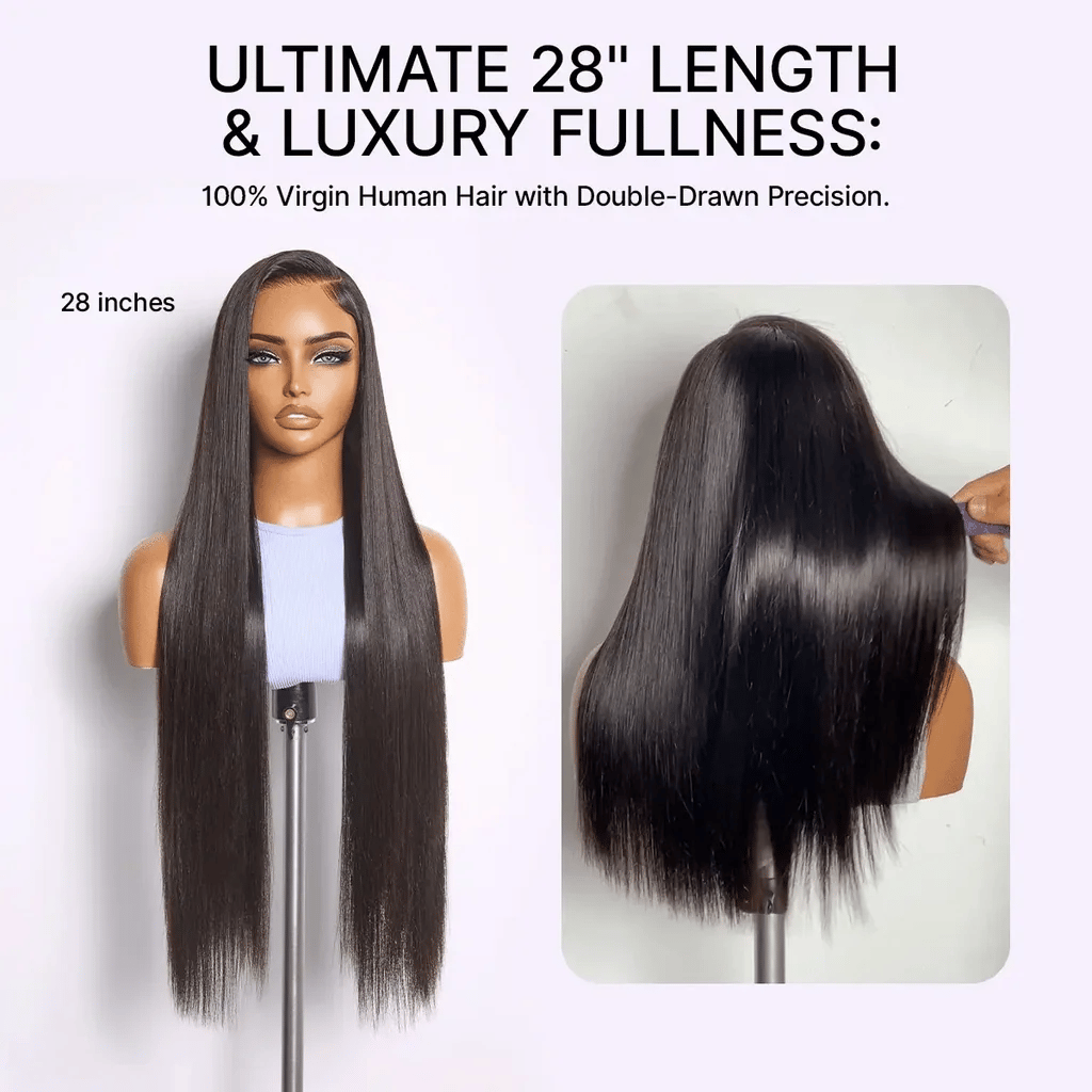 EMMA PartingMax Glueless Personalized Comfort Wig 220% Density Straight with 13x4 Closure Lace Wig
