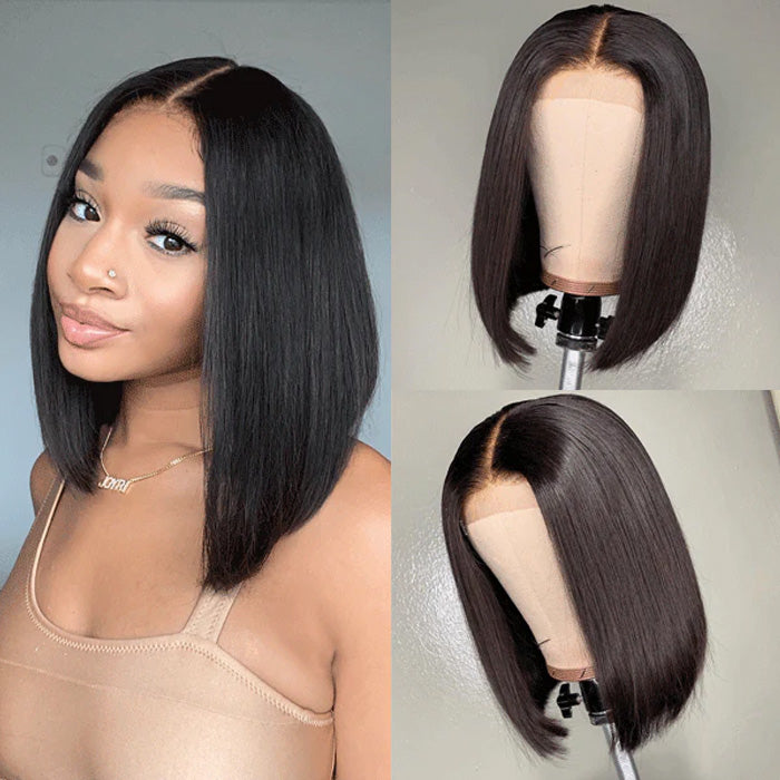 Emma Flash Sale 4x4 Lace Closure Bob Wig Human Hair