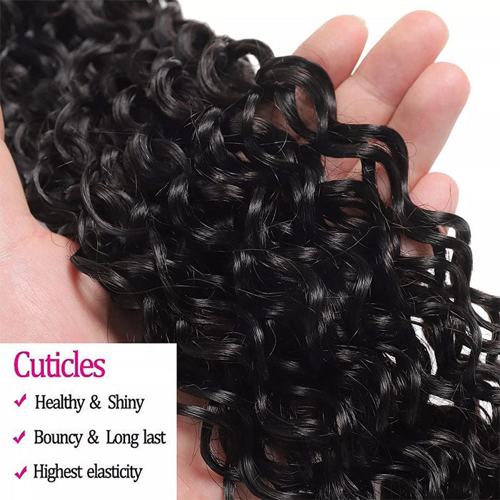 Emma Water Wave 2 Bundles Deals Virgin Hair Bundles Weave Extensions