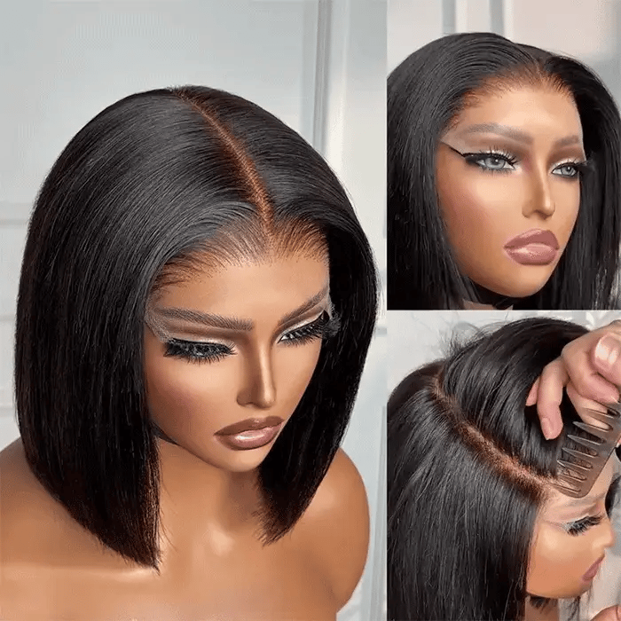 Emma Glueless 220% Density Double Drawn 5x5 Lace Closure Bob Wig Human Hair