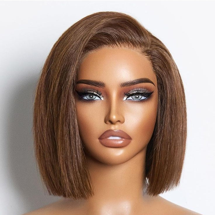 Hot Combo | 13x4 Full Frontal Glueless Water Wave Wig + 13x4 Full Frontal Glueless Brown Bob Lace Wig