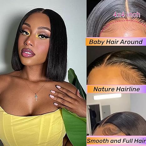 Hot Combo | Emma Glueless 13x4 Full frontal Jerry Curly Piano Highlight + 4x4 Lace Closure Bob Wig Human Hair