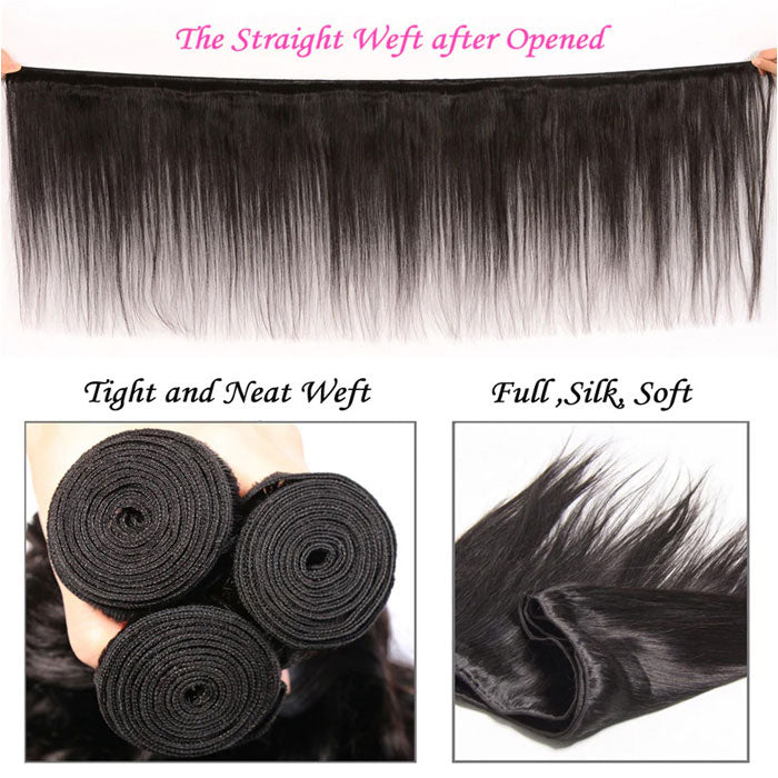 Emma 11A 1 Bundle Deals Straight Virgin Human Hair Weave