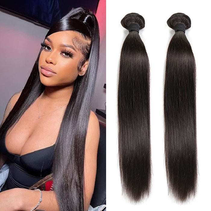 Emma 12A 2 Bundles Deals Striaght Virgin Human Hair Weave