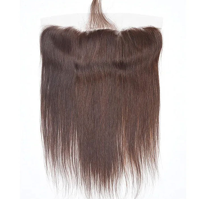 Emma 13x4 Lace Frontal Human Hair Dark Brown Color #2 and Brown Color #4