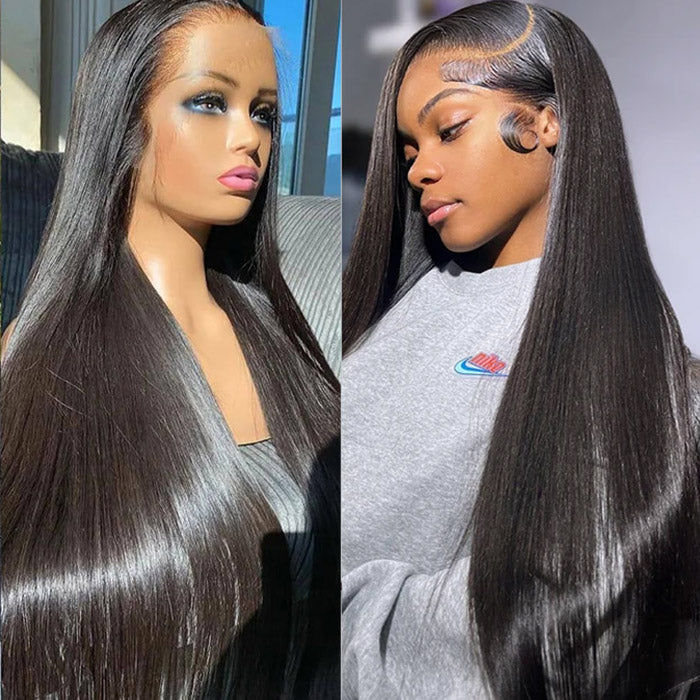 Emma 13x6 Lace Frontal Wig Pre Plucked Silky Straight Virgin Human Hair