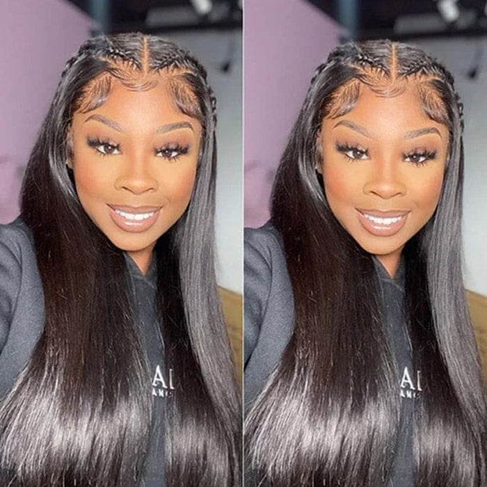Emma 13x6 Lace Frontal Wig Pre Plucked Silky Straight Virgin Human Hair