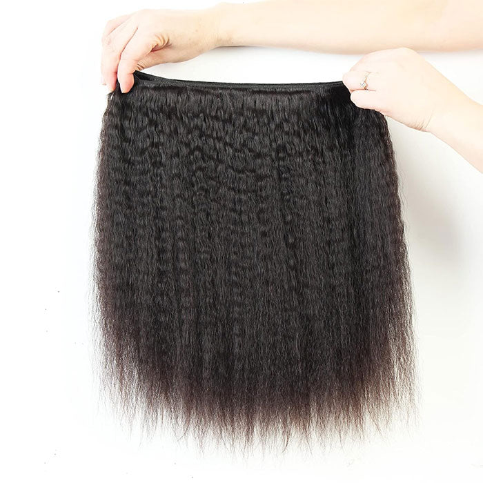 Emma 1 Bundle Deal Kinky Straight Virgin Human Hair Bundle Weave