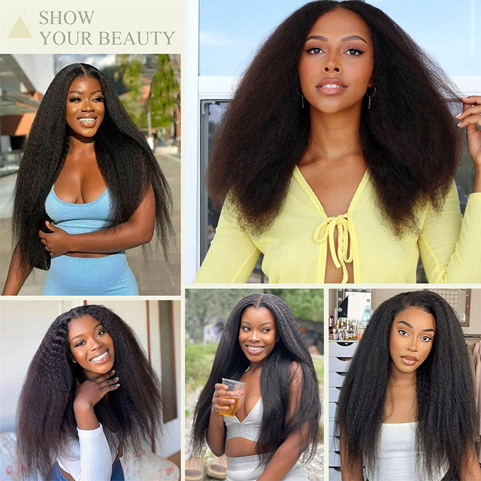 Emma 1 Bundle Deal Kinky Straight Virgin Human Hair Bundle Weave