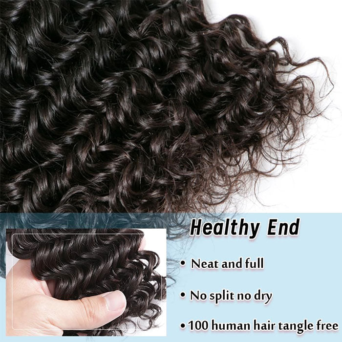Emma 2 Bundles Deals Deep Wave Virgin Human Hair Bundles Weave