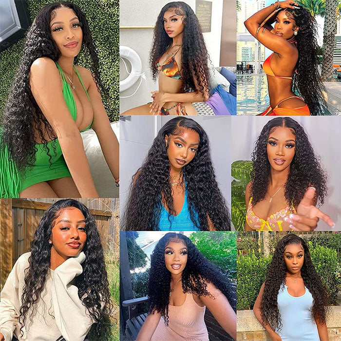Emma 2 Bundles Deals Deep Wave Virgin Human Hair Bundles Weave