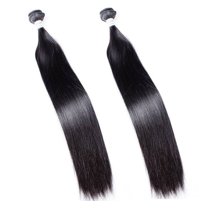 Emma 2 Bundles Deals Striaght Virgin Human Hair Weave Extensions