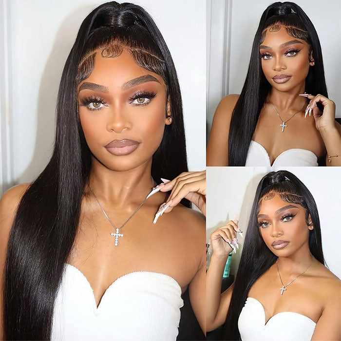 Emma 360 Lace Frontal Pre Plucked Silky Straight Virgin Human Hair