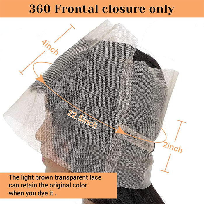 Emma 360 Lace Frontal Pre Plucked Silky Straight Virgin Human Hair