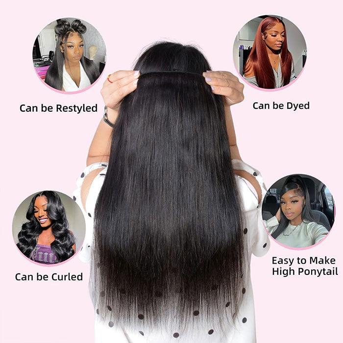 Emma 3 Bundles Deals 11A Virgin Human Hair Straight Weave Bundles