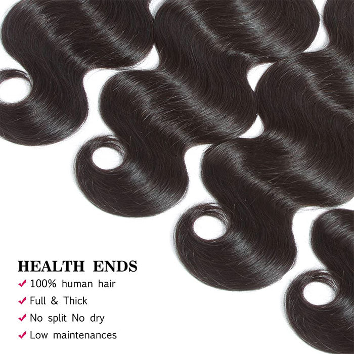 Emma 4 Bundles Deals Body Wave Virgin Human Hair Weave Extensions