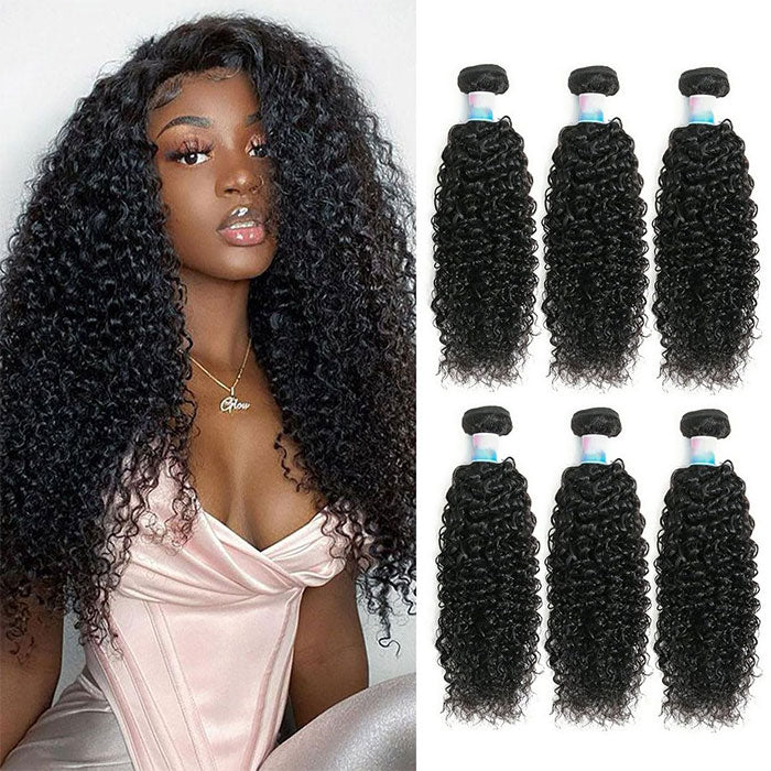 Emma 4 Bundles Deals Weave Extensions Jerry Curly Virgin Human Hair