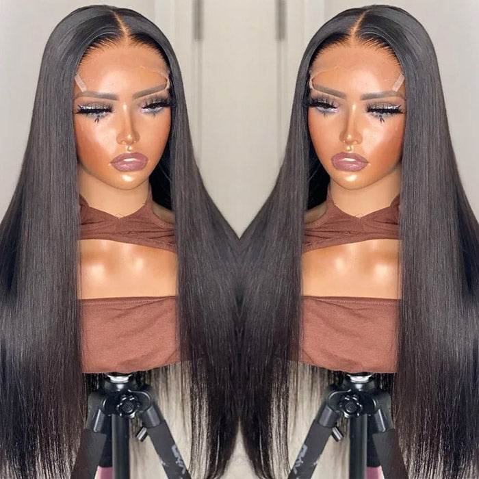 Emma 5x5 Lace Closure Wig Pre Plucked Silky Straight Virgin Human Hair