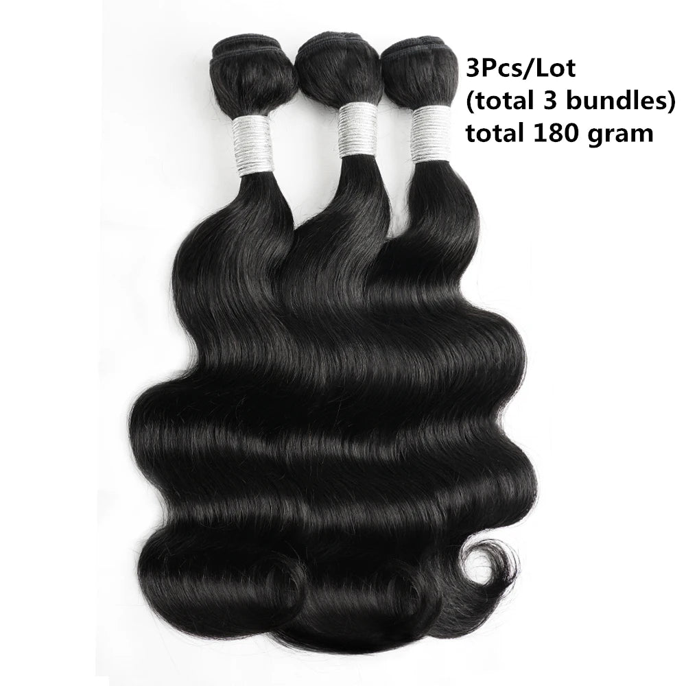 Emma 60Gram Body Wave Virgin Human Hair Weave Bundles Extensions