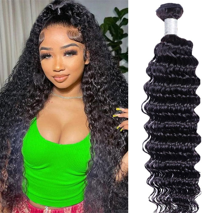 Emma Deep Wave 1 Bundle Deal Virgin Human Hair Weave Extensions