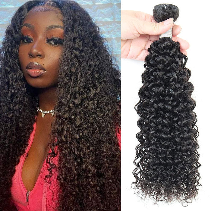 Emma Jerry Curl 1 Bundle Virgin Human Hair Curly Weave Extensions
