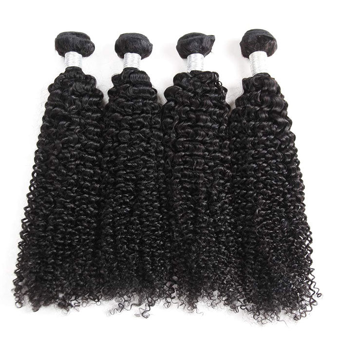 Emma Kinky Curly 4 Bundles a Lot Virgin Human Hair Weave Extensions