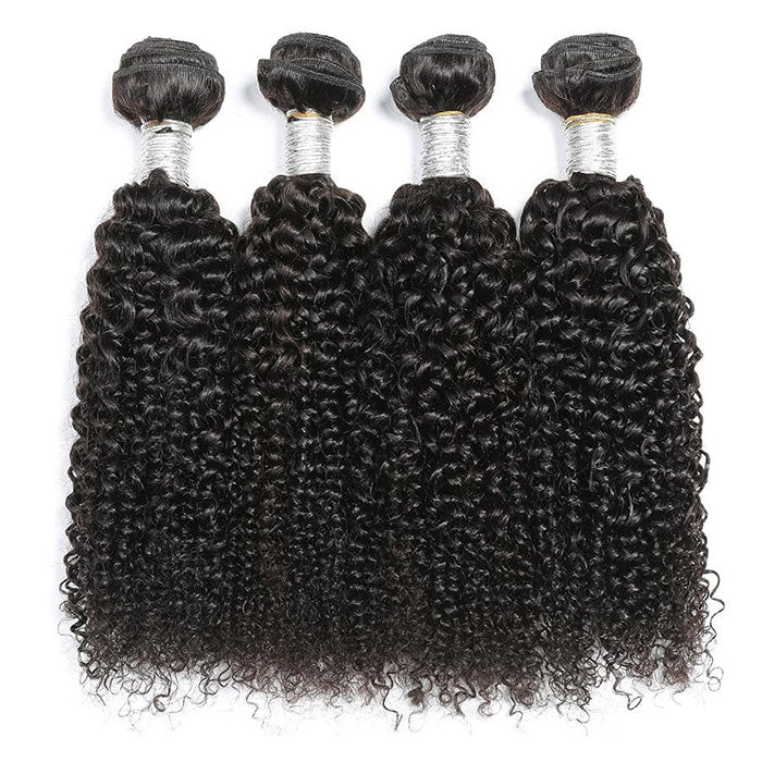 Emma Kinky Curly 4 Bundles a Lot Virgin Human Hair Weave Extensions