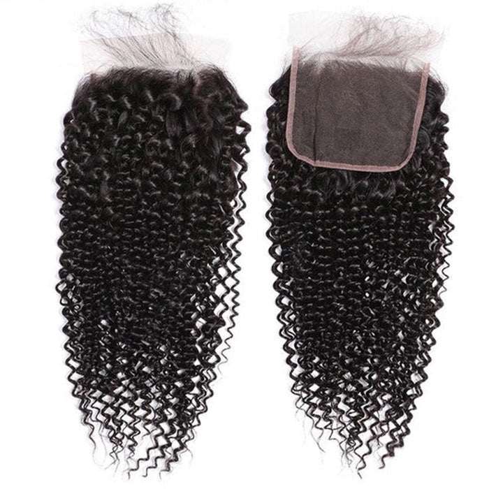 Emma Kinky Curly 4x4 Lace Closure Virgin Human Hair