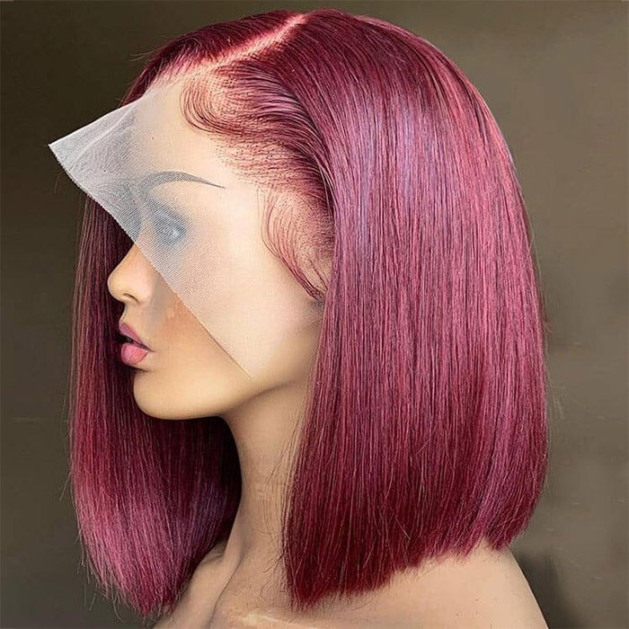 Emma New! 13X4 250% Density Supper Double Drawn Bob Wig Pre Plucked Flash Sale