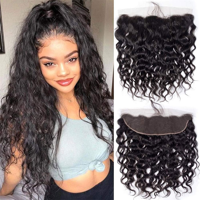 Emma Water Wave 13x4 Lace Frontal Virgin Human Hair Flash Sale