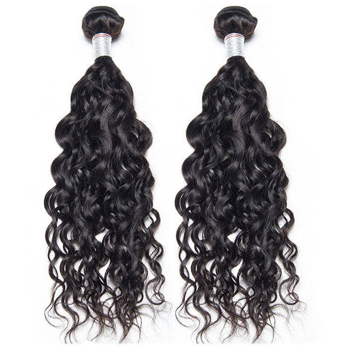 Emma Water Wave 2 Bundles Deals Virgin Hair Bundles Weave Extensions