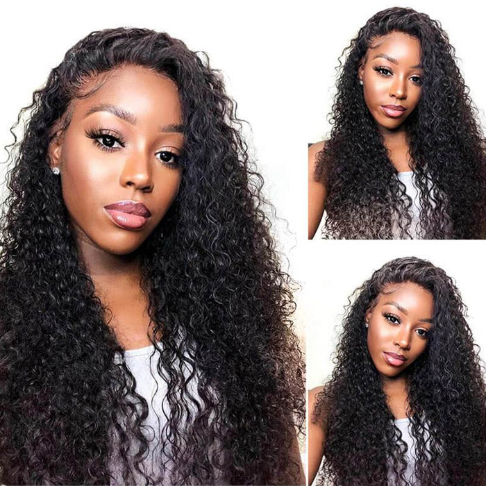 Emma Wet and Wavy 13x4 Lace Frontal Wig Water Wave Virgin Human Hair