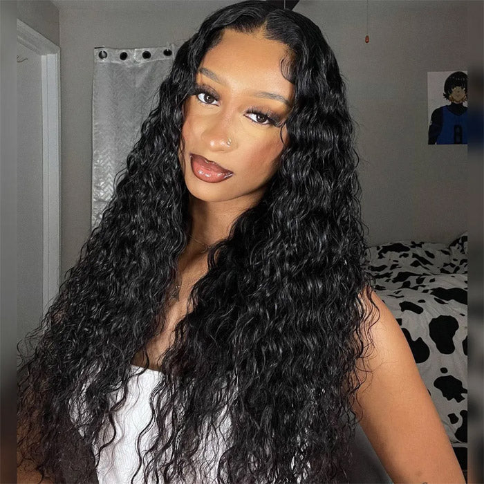 Emma Wet and Wavy 13x4 Lace Frontal Wig Water Wave Virgin Human Hair