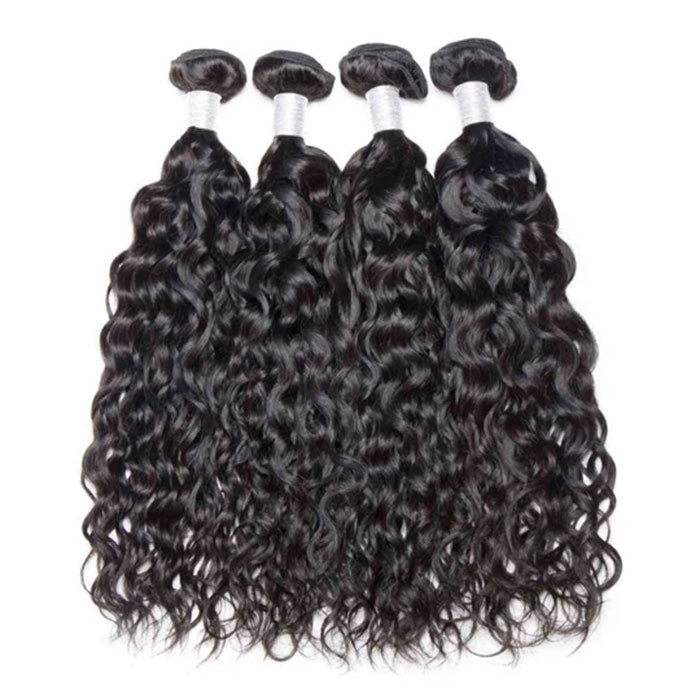 Emma Wet and Wavy 4 Bundles Deals Water Wave Virgin Human Hair Weave