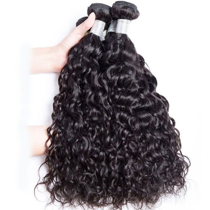 Emma Wet and Wavy 4 Bundles Deals Water Wave Virgin Human Hair Weave