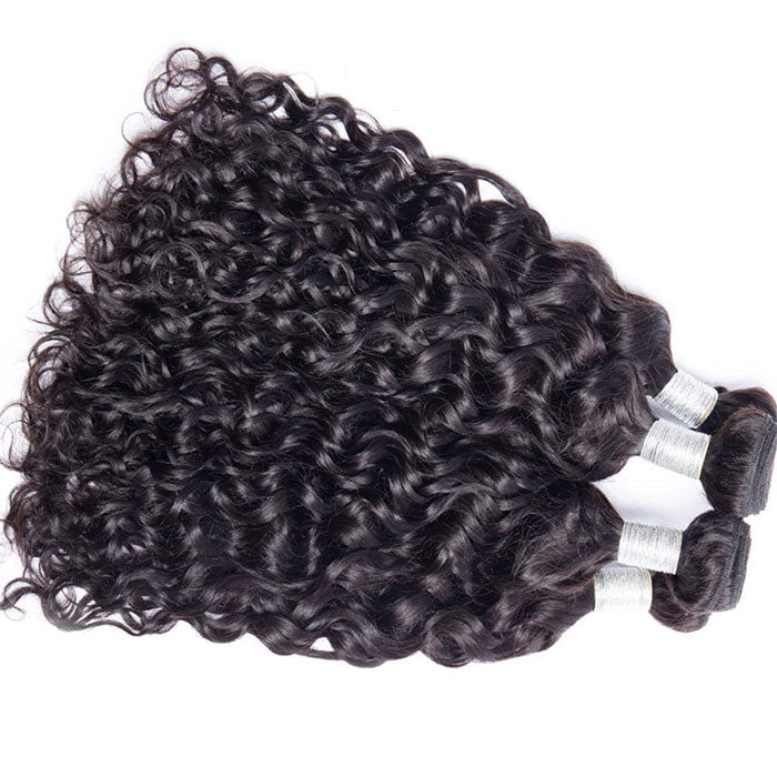 Emma Wet and Wavy 4 Bundles Deals Water Wave Virgin Human Hair Weave