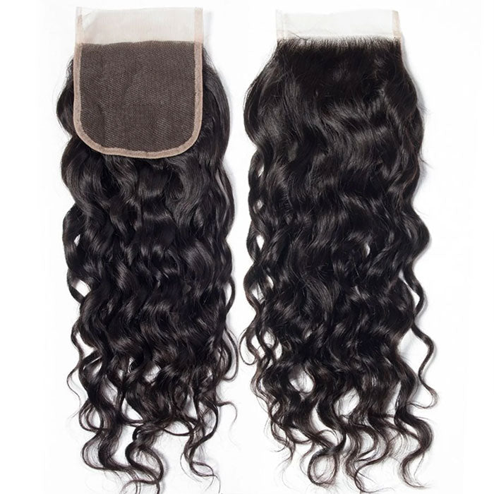 Emma Wet and Wavy 4x4 Lace Closure Water Wave Virgin Human Hair