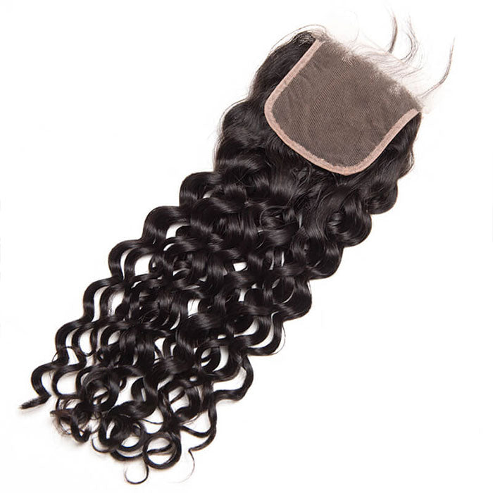 Emma Wet and Wavy 4x4 Lace Closure Water Wave Virgin Human Hair
