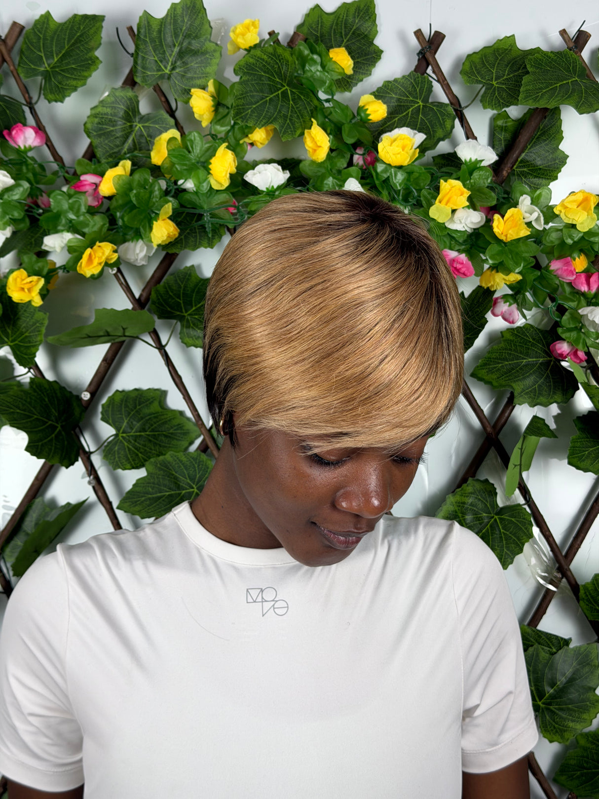 Hot Combo | 13x4 Full Frontal Glueless Water Wave Lace Wig+ Pixie Cut Wigs Ombre Color
