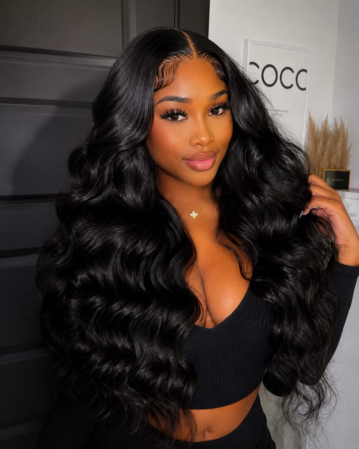 Emma 8x5 & 6x4 Glueless Body Wave Wig - Natural Lace Closure, 100% Human Hair