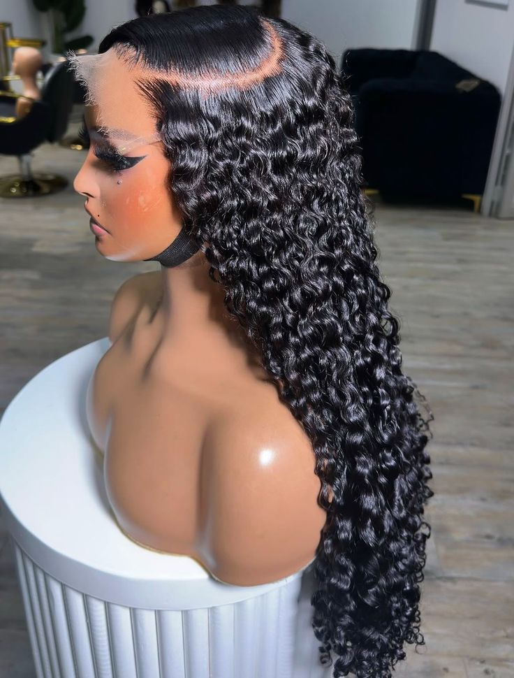 EMMA Glueless Comfort Wig 200% Density Water Wave with 13x4 Closure Lace Wig Pre Plucked Glueless 5x5 Wig Virgin Human Hair