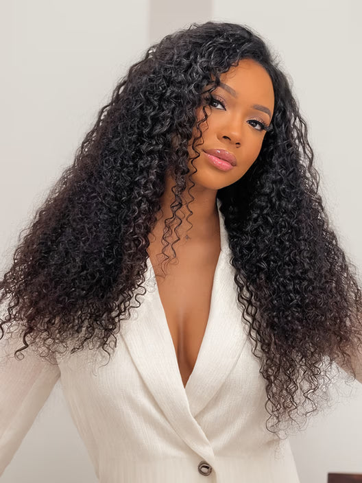 Emma Glueless 5x5 Jerry Curly Lace Closure Wig 100% Human Hair