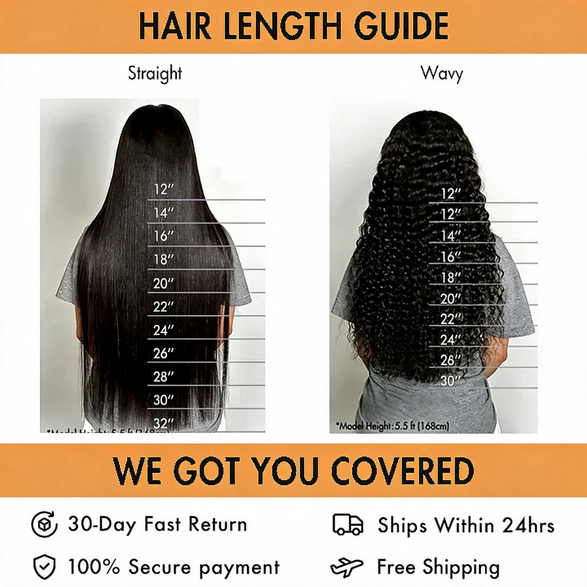 Emma 13x6 Lace Frontal Glueless Wig Pre Plucked Silky Straight Human Hair