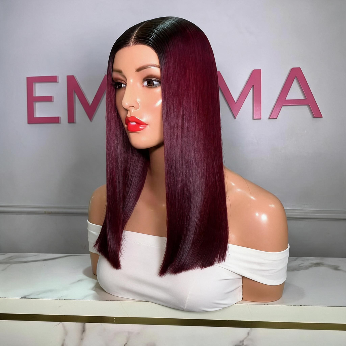 Emma 220% Density Double Drawn 4x4 Glueless Wig Pre Plucked Straight Human Hair