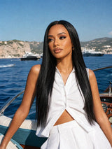 EMMA  PartingMax Glueless Personalized Comfort Wig 220% Density Straight with 13x4 Closure  Lace Wig