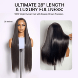 EMMA  PartingMax Glueless Personalized Comfort Wig 220% Density Straight with 13x4 Closure  Lace Wig