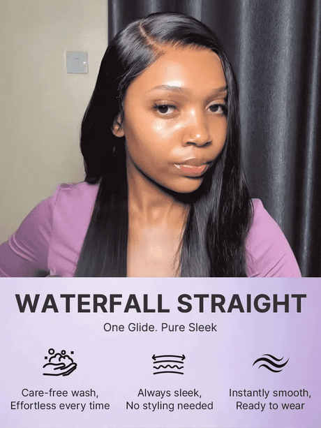 EMMA  PartingMax Glueless Personalized Comfort Wig 220% Density Straight with 13x4 Closure  Lace Wig