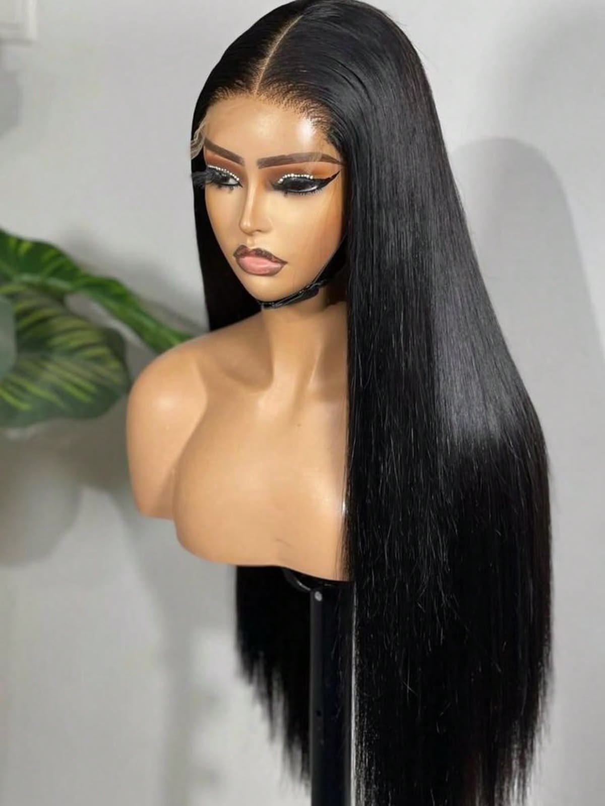 220% Density Luxury Custom 5X5 Straight Lace Closure Wig Double Drawn Virgin Human Hair HD Transparent Lace Wigs
