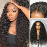 EMMA Glueless Comfort Wig 200% Density Water Wave with 13x4 Closure Lace Wig Pre Plucked Glueless 5x5 Wig Virgin Human Hair