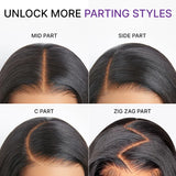 220% Density Luxury Custom 5X5 Straight Lace Closure Wig Double Drawn Virgin Human Hair HD Transparent Lace Wigs